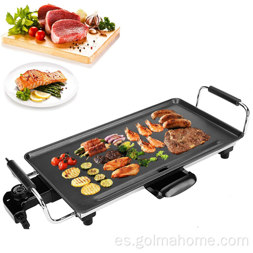 2021 Nueva cocina de acero inoxidable Parrilla eléctrica de acero inoxidable Contacto Grill Panini Sandwich Maker Toster BBQ Grills